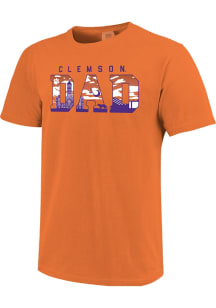 Clemson Tigers Orange Dad Short Sleeve T Shirt