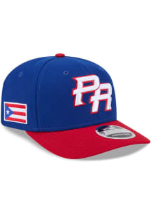 New Era Puerto Rico 2026 World Baseball Classic 9SEVENTY Stretch Snap Adjustable Hat - Blue