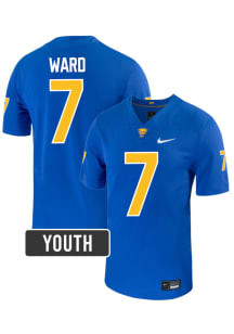 DeMarco Ward Pitt Panthers Youth Blue Nike NIL Name And Number Football Jersey