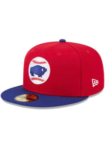 New Era Buffalo Bisons Mens Cardinal 2026 MiLB AC 59FIFTY Fitted Hat