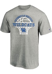 Kentucky Wildcats Mens Grey Basketball Big and Tall T-Shirt