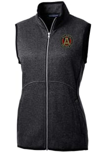 Cutter and Buck Atlanta United FC Womens Charcoal Mainsail Vest