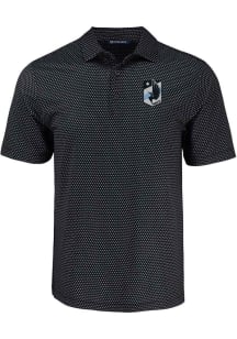 Cutter and Buck Minnesota United FC Black Shadow Check Big and Tall Polo