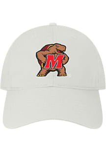 Legacy Maryland Terrapins EZA Twill Adjustable Adjustable Hat - White