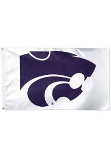 K-State Wildcats 3x5 Silk Screen Grommet Flag - Purple
