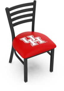 Houston Cougars Stationary Black Wrinkle Finish Pub Stool - Black