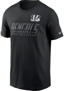 Nike Cincinnati Bengals Black Sideline Short Sleeve T Shirt