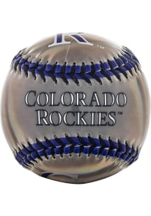 Colorado Rockies Glass Artwork and Color Scheme Baseball