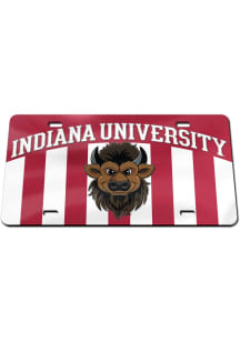 Indiana Hoosiers Red Bison Car Accessory License Plate