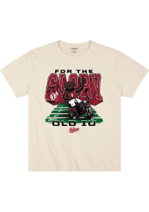 Homefield Indiana Hoosiers Ivory For The Glory of Old IU Short Sleeve Fashion T Shirt