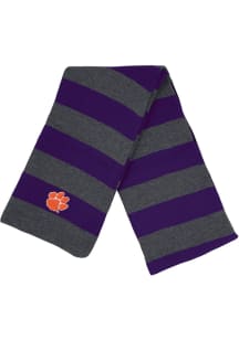 LogoFit Clemson Tigers Striped Womens Scarf