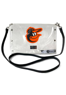 Baltimore Orioles White Clear Envelope Clear Bag
