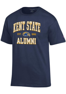 Champion Kent State Golden Flashes Navy Blue Est Date Alumni Jersey Short Sleeve T Shirt