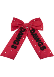 Georgia Bulldogs beaded Womens Hair Scrunchie