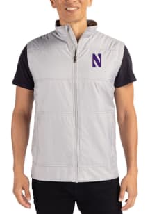 Cutter and Buck Northwestern Wildcats Mens Purple Stealth Sleeveless Jacket