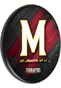 Maryland Terrapins Printed Sign - Black