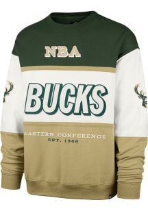 47 Milwaukee Bucks Mens Brown Maximalist Long Sleeve Fashion Sweatshirt