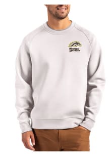 Cutter and Buck Western Michigan Broncos Mens Grey Roam Long Sleeve Crew Sweatshirt
