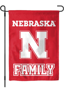 Nebraska Cornhuskers Family Garden Flag - Red