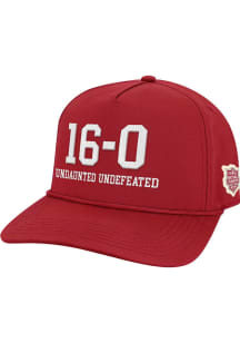 Legacy Indiana Hoosiers 2026 Undefeated National Champs Rope Caddy Adjustable Hat - Crimson
