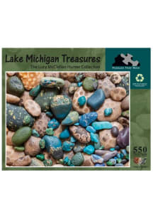 Great Lakes Lake Michigan Treasures 550 Piece Puzzle