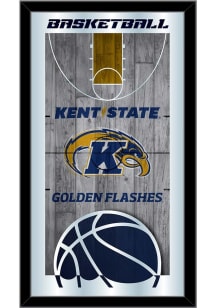 Kent State Golden Flashes Basketball Hanging Back Bar Mirror