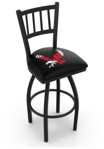Eastern Washington Eagles Swivel Counter Pub Stool - Black