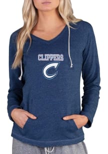 Concepts Sport Columbus Clippers Womens Navy Blue Mainstream Hooded Sweatshirt