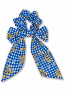 Pitt Panthers Chiffon Gingham Womens Hair Scrunchie