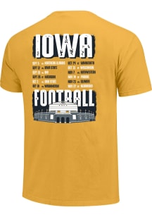 Iowa Hawkeyes Gold 2026 Football Schedule Short Sleeve T Shirt