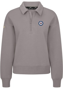 Levelwear Winnipeg Jets Womens Grey Canmore 3D Embroidered Patch Medium Weight Jacket