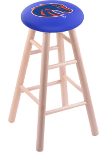 Boise State Broncos Round Cushion Maple Pub Stool - Brown