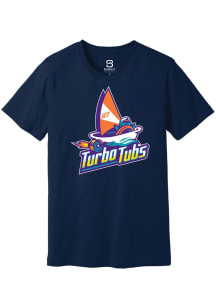 Summit Sportswear Wichita Wind Surge Navy Blue Turbo Tubs Theme Night 2025 Short Sleeve T Shirt
