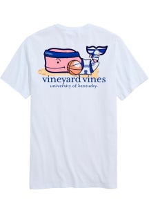 Vineyard Vines Kentucky Wildcats White Basketball whale Short Sleeve T Shirt