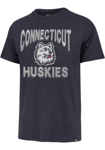 47 UConn Huskies Navy Blue Fan Out Franklin Short Sleeve Fashion T Shirt