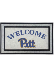 Pitt Panthers Welcome 18x30 Door Mat