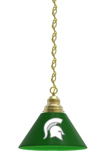 Michigan State Spartans Single Gold Billiard Lamp
