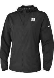 Columbia Duke Blue Devils Womens Black Heat Seal Prodigy Light Weight Jacket