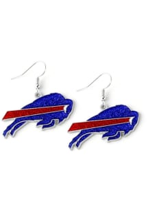 Buffalo Bills Glitter Dazzle Womens Earrings
