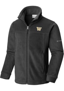Columbia Washington Huskies Youth Black Steens Mountain Light Weight Jacket