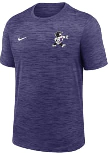 Nike K-State Wildcats Purple Varsity Willie Football Velocity Short Sleeve T Shirt