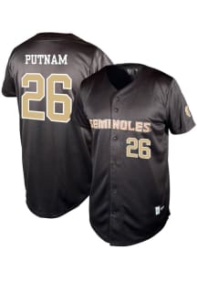 Eli Putnam  Florida State Seminoles Mens Black NIL Baseball Jersey