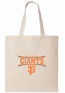 San Francisco Giants White Canvas Tote