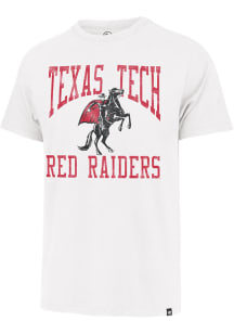 47 Texas Tech Red Raiders White Red Raider Big Ups Franklin Short Sleeve Fashion T Shirt
