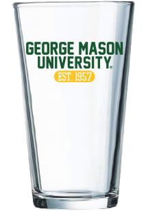 George Mason University 16oz Pint Pint Glass - White