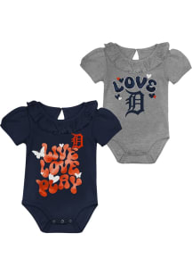 Detroit Tigers Baby Navy Blue Hop Base Set One Piece