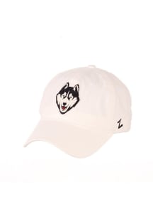 Zephyr UConn Huskies Scholarship Adjustable Hat - White