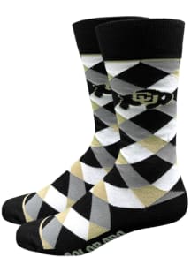Colorado Buffaloes Graduate Argyle Mens Argyle Socks