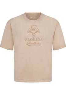 Levelwear Florida Panthers Tan Signature Knit Shadow Surge Short Sleeve Fashion T Shirt