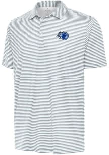 Antigua Orlando Magic Mens Ash Skills Short Sleeve Polo